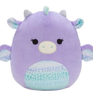Purple and Blue Dragon Plush Toy